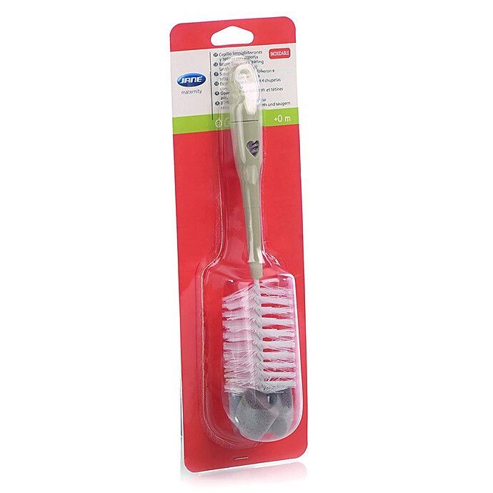 Goupillon Double Usage Brosse et Eponge - Beige (Jane) - Image 1