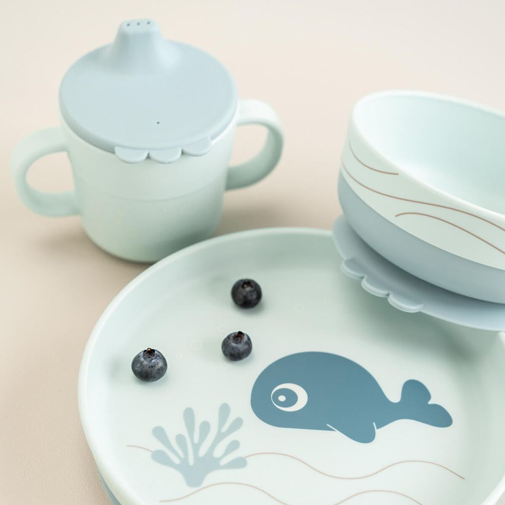 Coffret repas Foodie Wally Bleu (3 pièces) (Done by deer) - Image 3