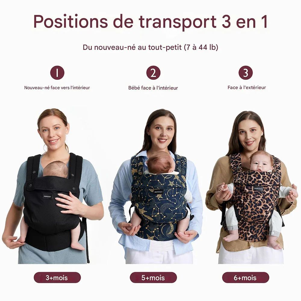 Porte-bébé léger (Momcozy) - Image 3