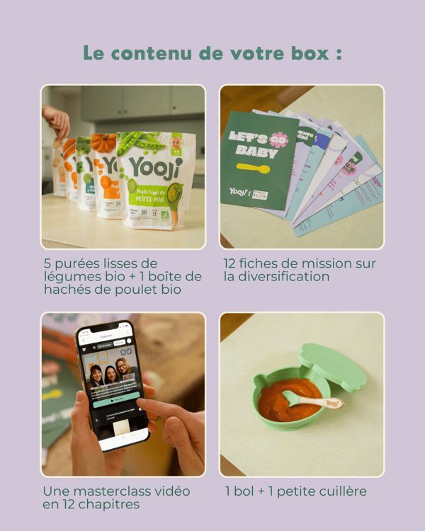 La box Mission Diversification! Yooji x Manger&Grandir - Pour bébé dès 4/6 mois (Yooji) - Image 2