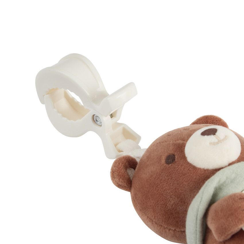 Peluche d'activités à suspendre ourson Roi des Forêts - Marron (Prémaman) - Image 2