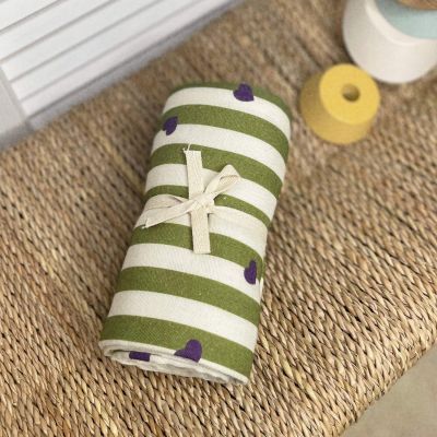 Maxi lange Gaspard Stripe & Love (110 x 110 cm) (Milinane) - Image 3