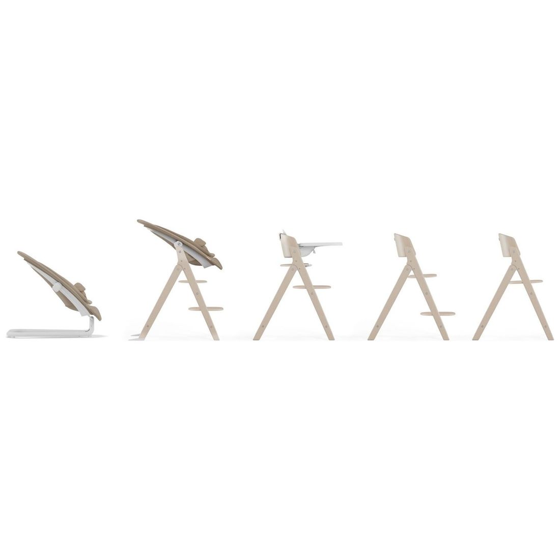 Chaise haute évolutive Click & Fold 4 in 1 All Natural (Cybex) - Image 7