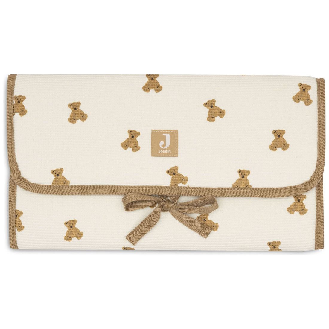 Tapis à langer nomade Little Waffle Mini Teddy Bear (Jollein) - Couverture