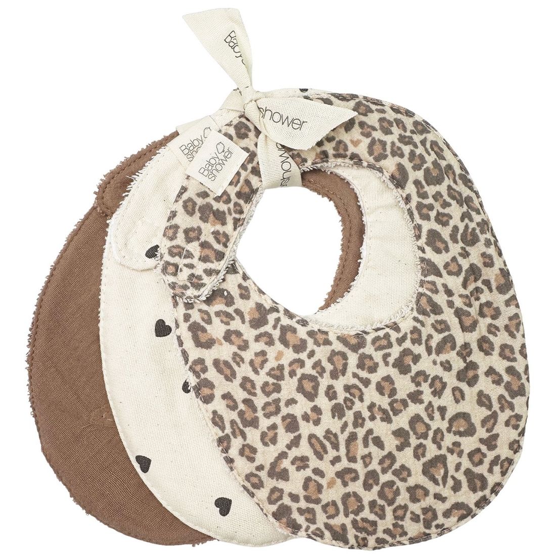 Lot de 3 bavoirs Wild Print (Babyshower) - Couverture
