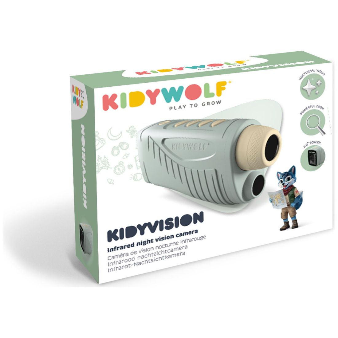 Monoculaire à vision nocturne infrarouge KIDYVISION (Kidywolf) - Image 7