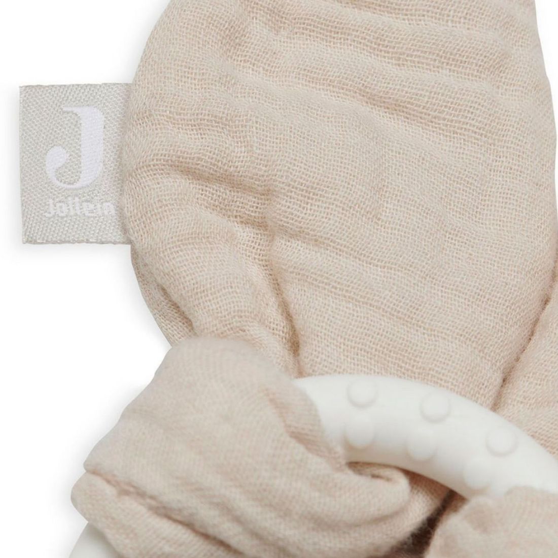 Anneau de dentition en silicone Bunny Ears Nougat (Jollein) - Image 5
