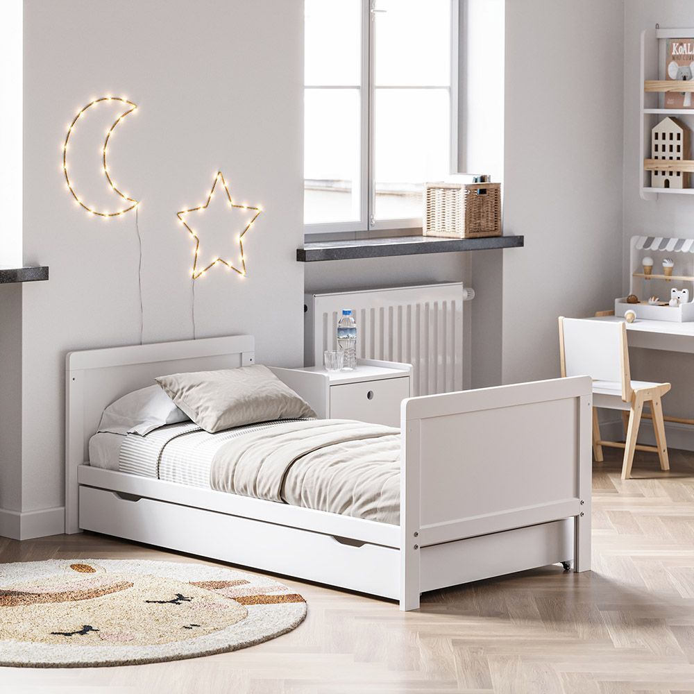 Petite Amélie Lit bébé évolutif 3 en 1 Évolutif 0-4 ans Blanc 70x140 cm (Petite Amélie) - Image 2