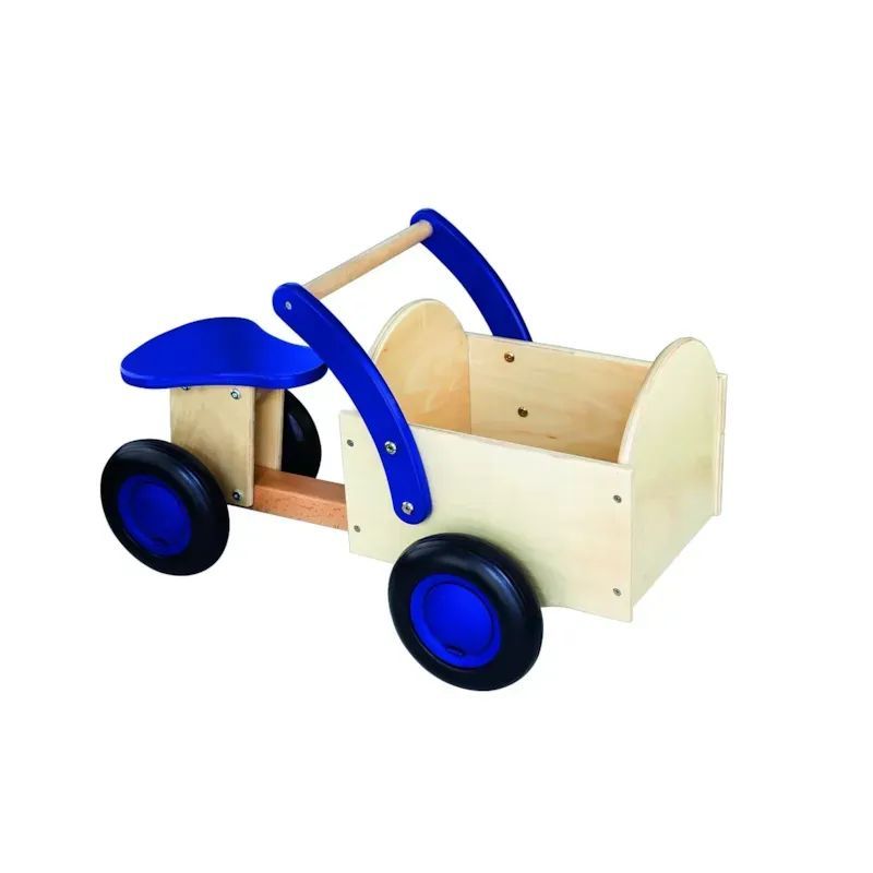 Porteur naturel et bleu (New Classic Toys) - Image 1
