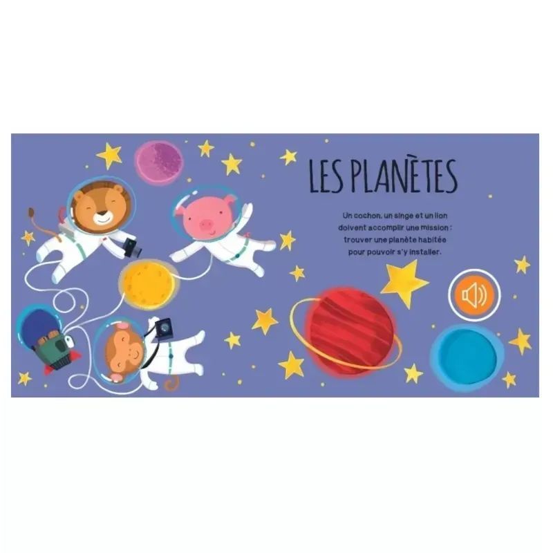 Livre sonore l'espace (Sassi Junior) - Image 1