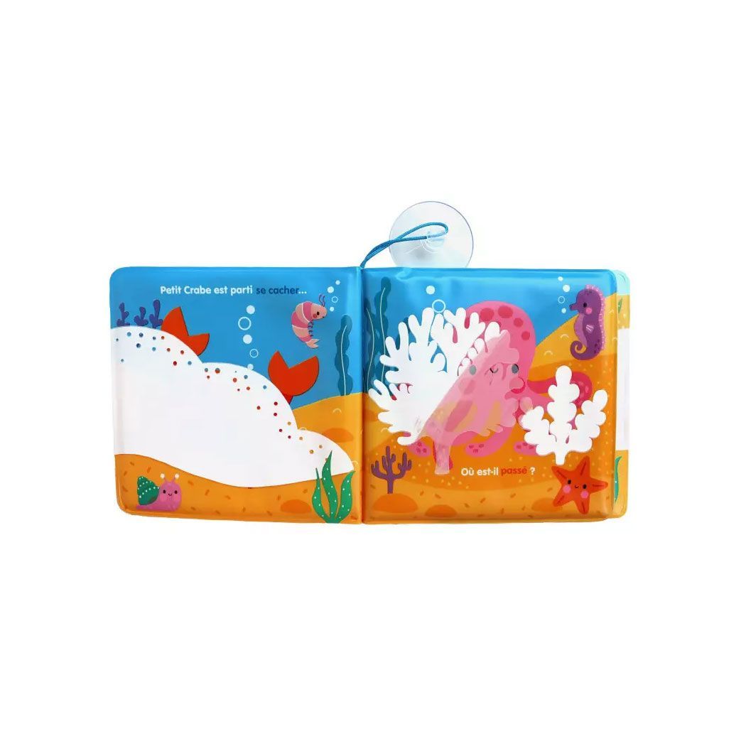 Mon livre de bain magique - mes amis du bain cache-cache à la mer (Auzou) - Image 1