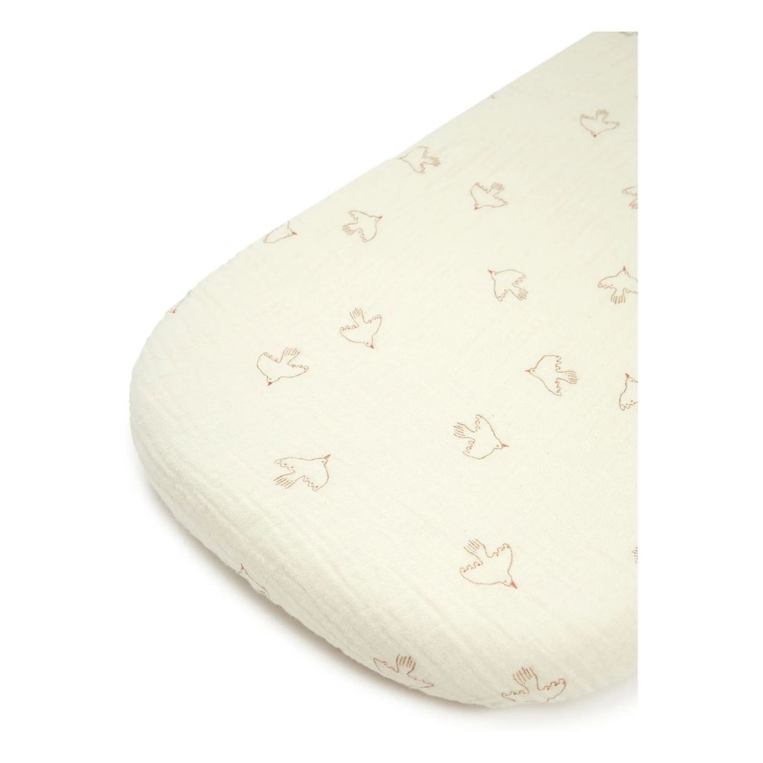 Nobodinoz - Drap-housse pour berceau Wabi-Sabi Hoshi Birds (Nobodinoz) - Image 1