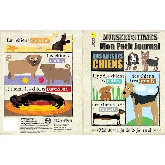 Mon Petit Journal - Le Chien (Crinkly) - Couverture