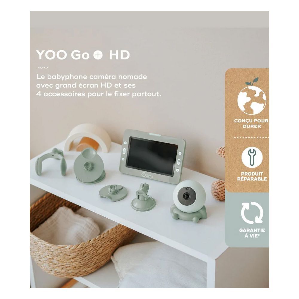 Babyphone vidéo YOO Go+ HD (Babymoov) - Image 4