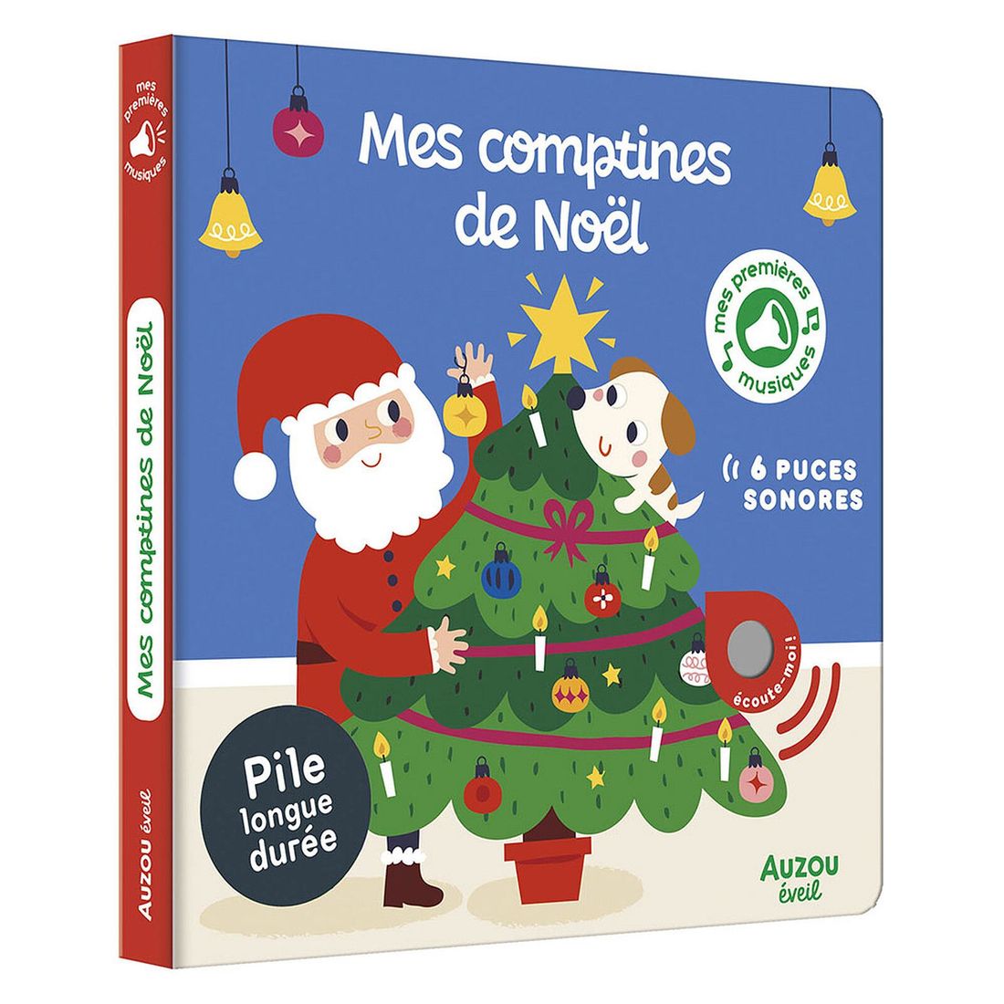 Mes Comptines de Noël - Mes Premiers Sonores (Auzou) - Couverture