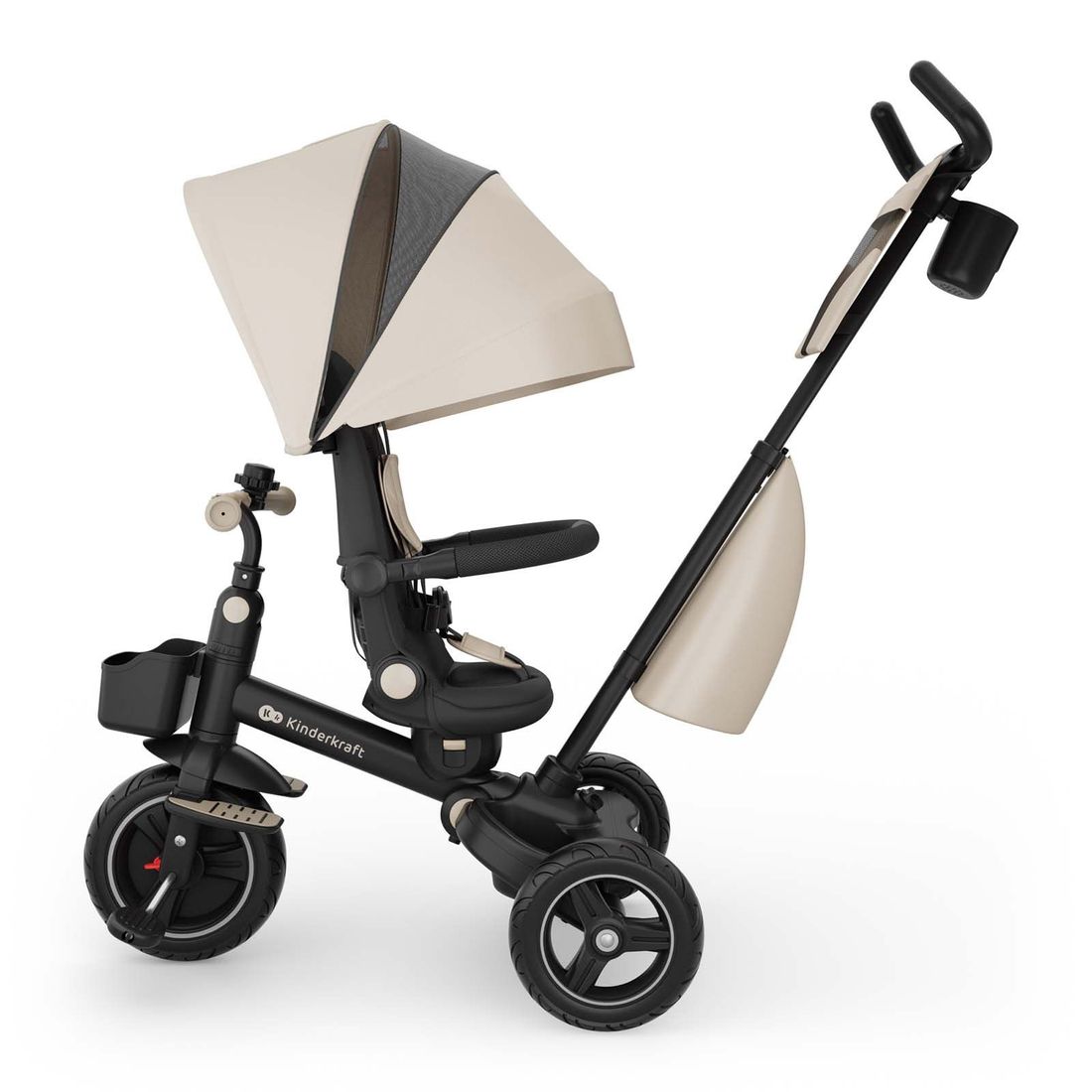 Tricycle pour enfants SPINSTEP 2 PLUS beige (Kinderkraft) - Image 3