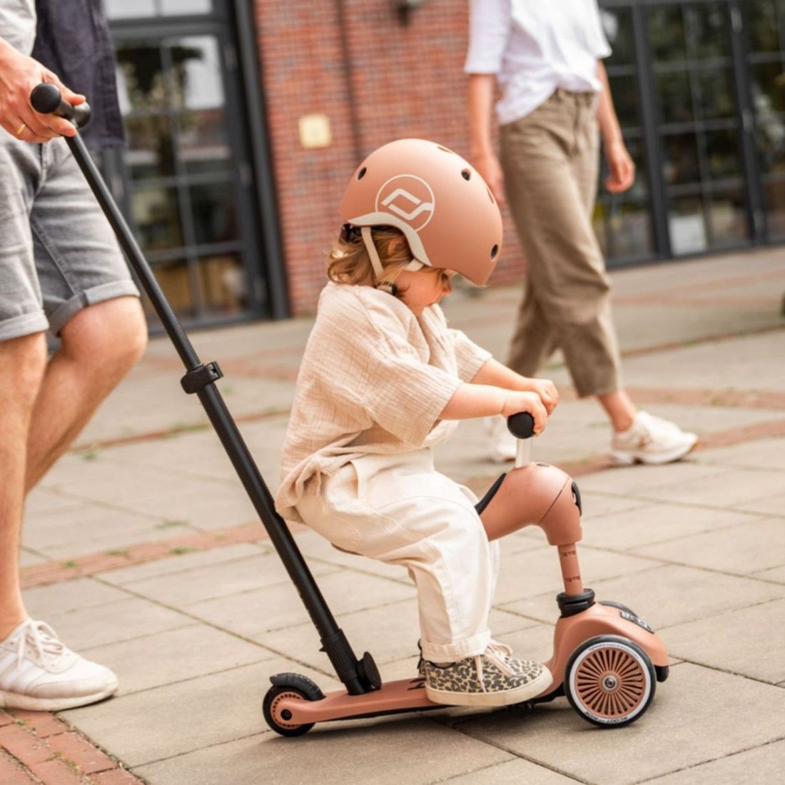 Porteur évolutif Highwaykick 1 Push and Go Mocha (Scoot And Ride) - Image 1