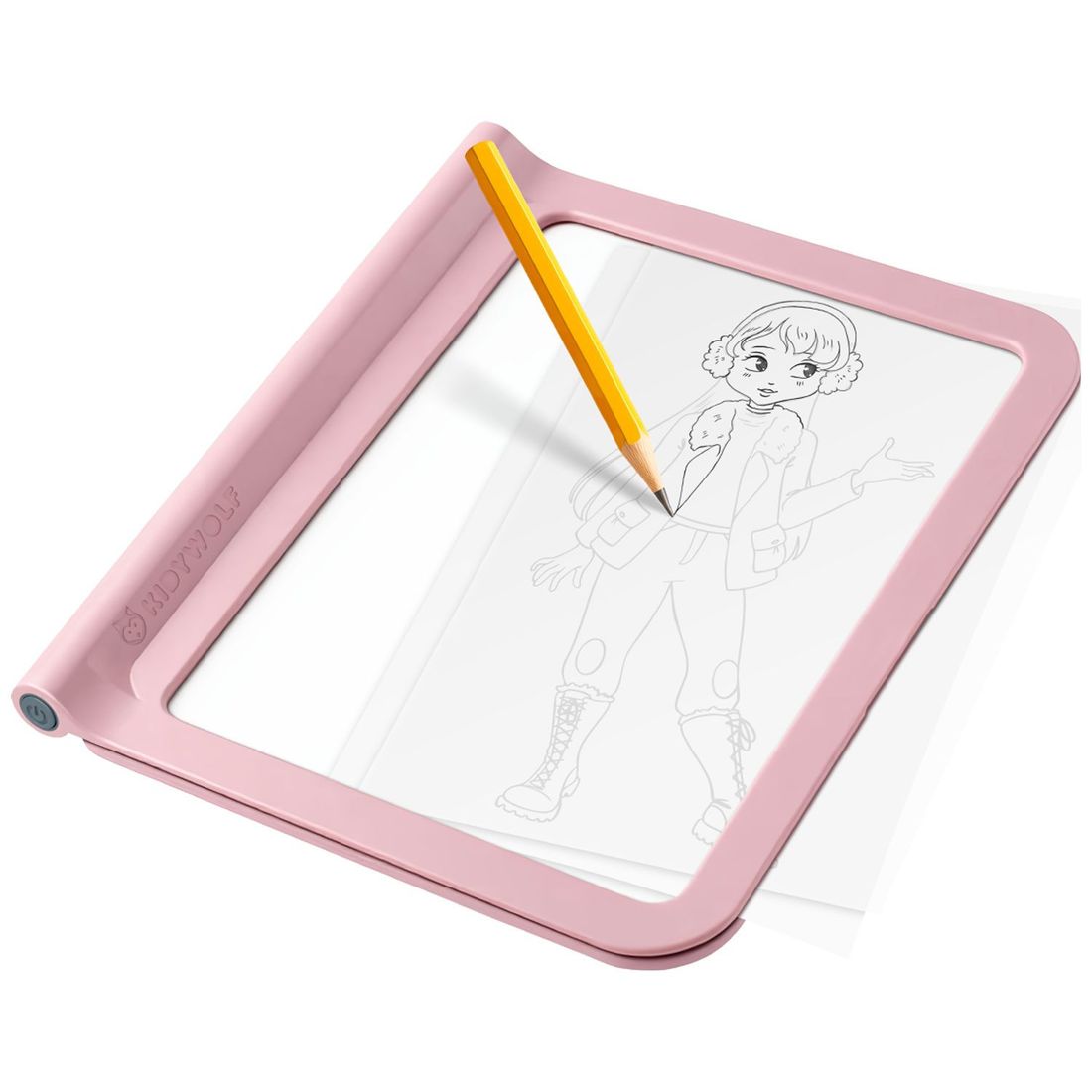 Tablette de stylisme A4 KIDYDRAW-PRO FASHION (dès 5 ans) (Kidywolf) - Image 4