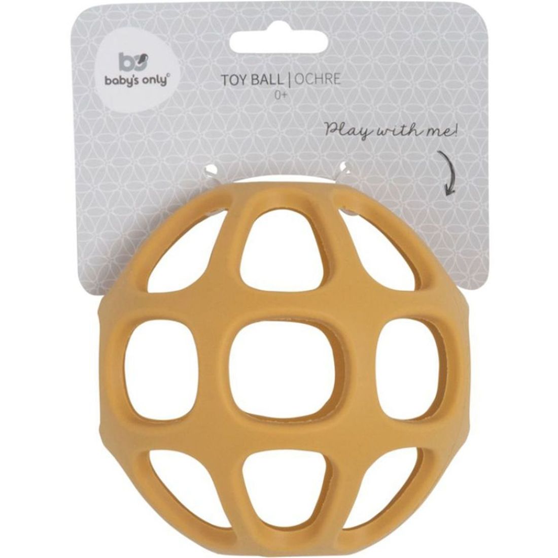 Balle de préhension en silicone Ocre (Baby's Only) - Image 7