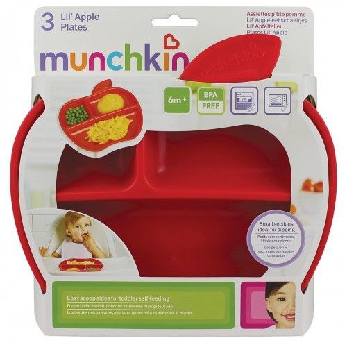 Lot 3 assiettes Petite Pomme (MUNCHKIN) - Image 3