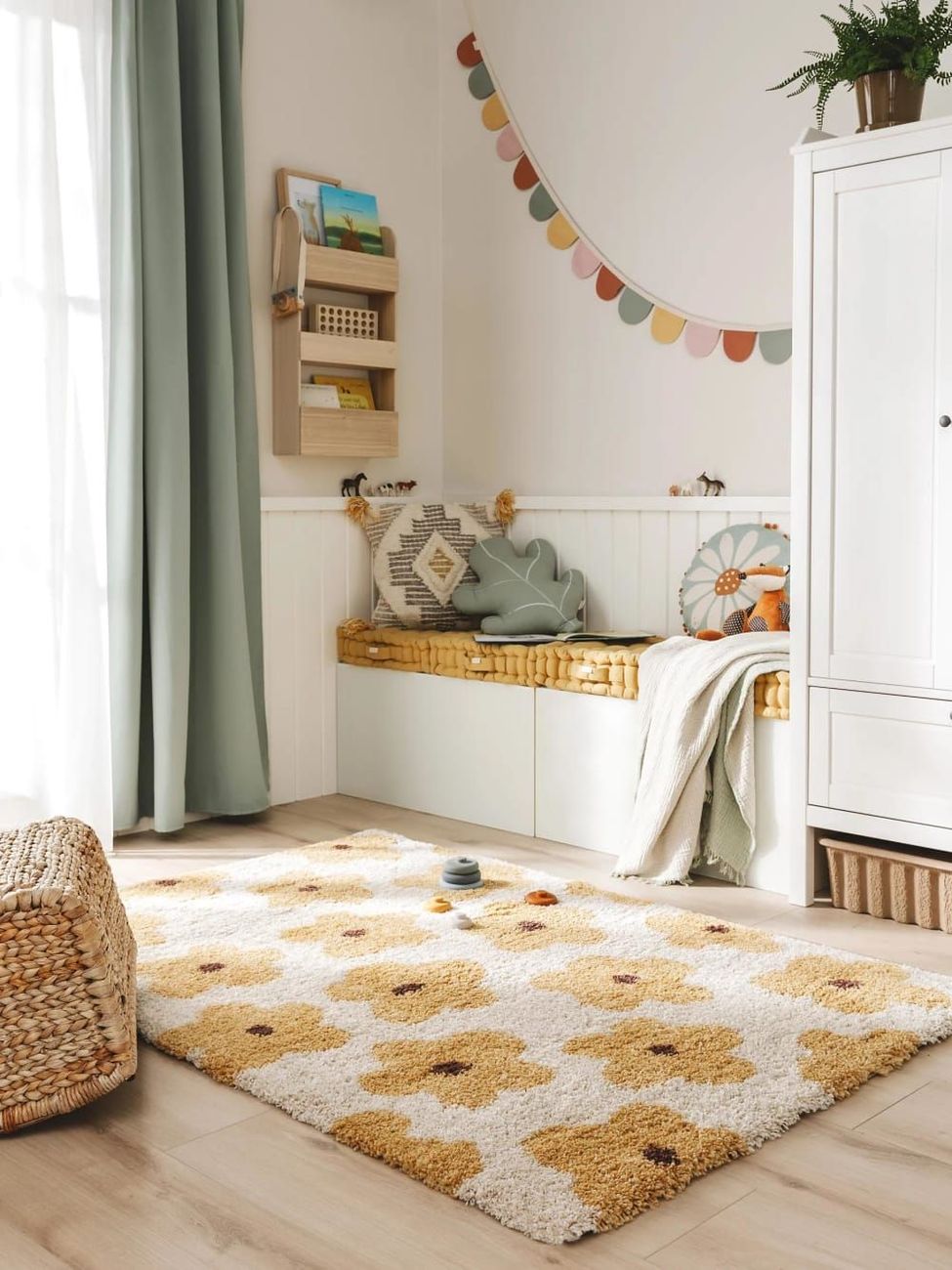 Tapis enfant jaune 120x170 (Benuta) - Couverture