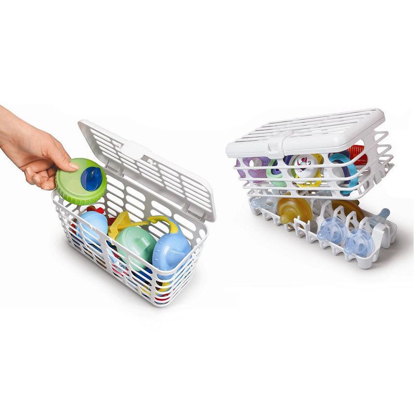 Panier de lave-vaisselle pour accessoires Combo 2 en 1 blanc - Blanc (Prince Lionheart) - Image 2