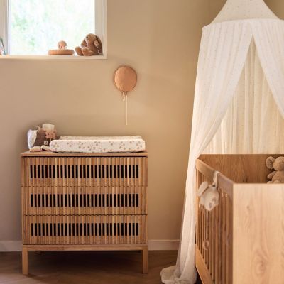 Housse matelas à langer en jersey Leafy Dreams (50 x 70 cm) (Jollein) - Image 2