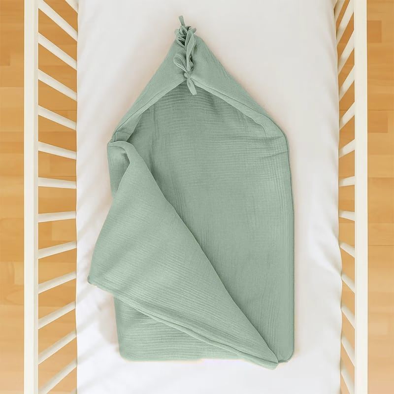 Nid d'ange en coton bio vert (Papate) - Image 1