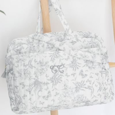 Sac à langer Toile de Jouy gris (Tartine et Chocolat) - Image 2
