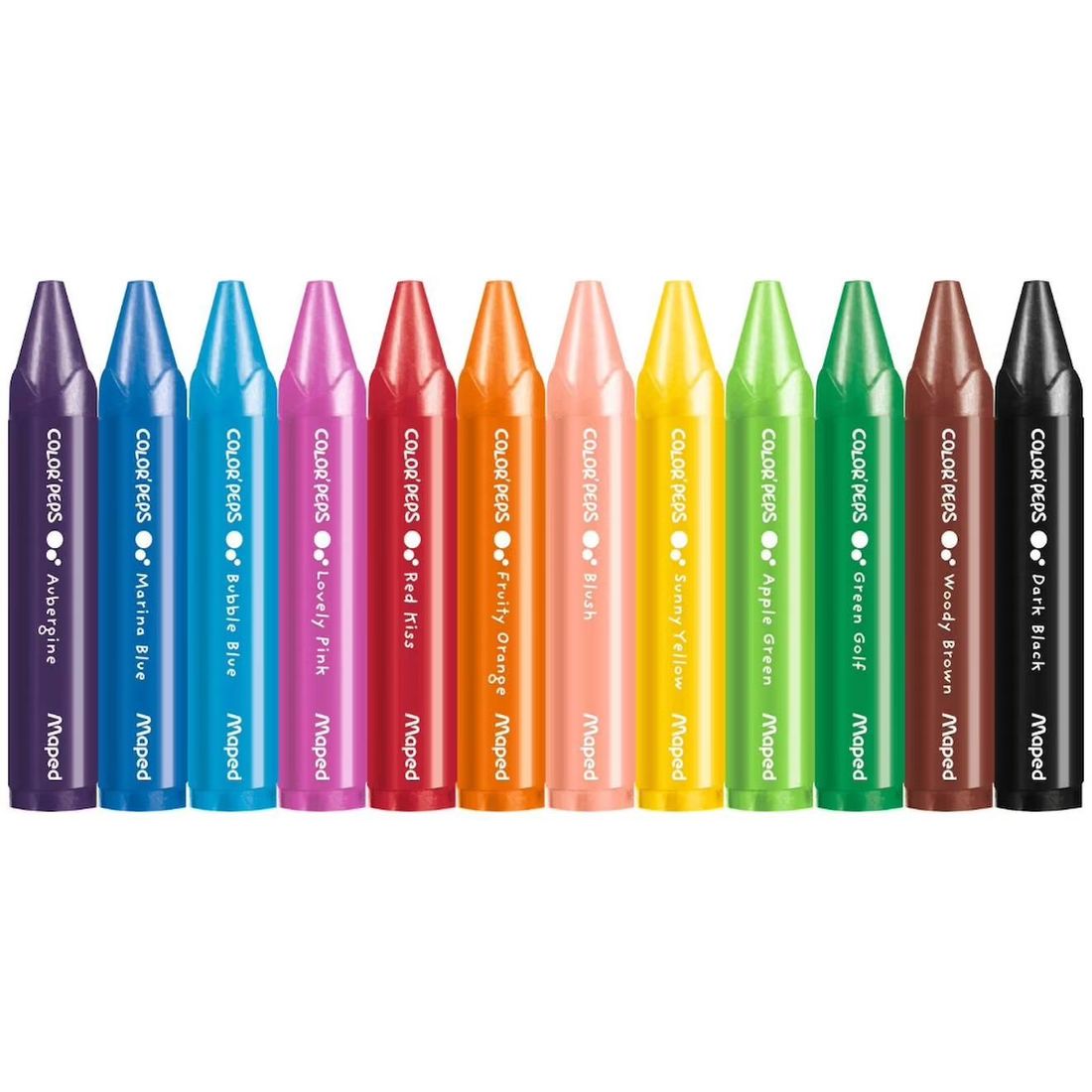 Craies De Coloriage Cire Multi-coloured (Maped) - Image 1