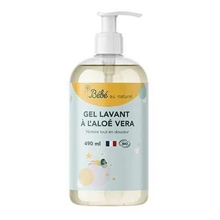 Gel Lavant corps et cheveux 490ml (Bébé Au Naturel) - Image 1