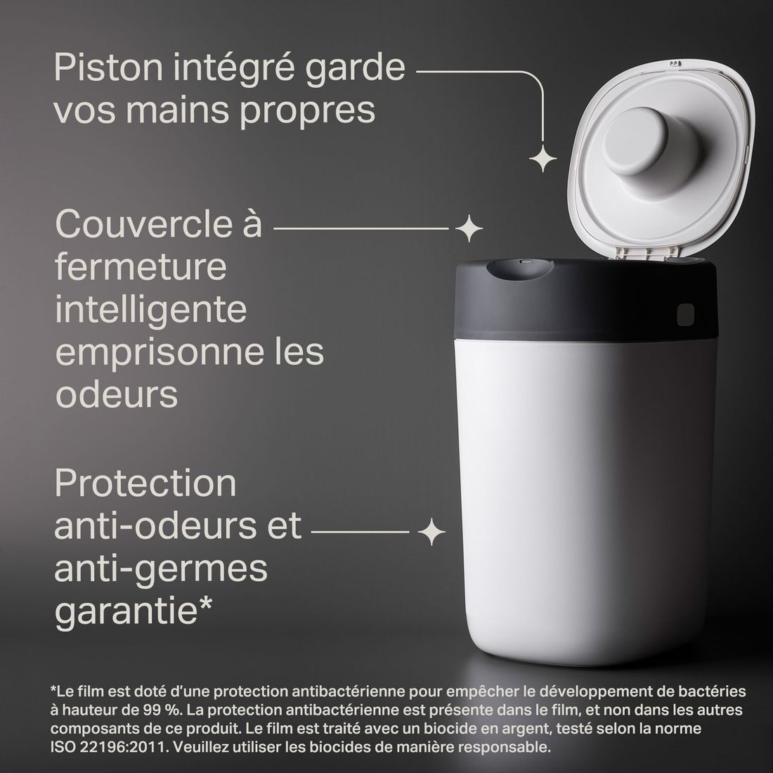 Poubelle à Couches Avancée Twist & Click Starter-pack, Lot de 12 Recharges (Tommee Tippee) - Image 4
