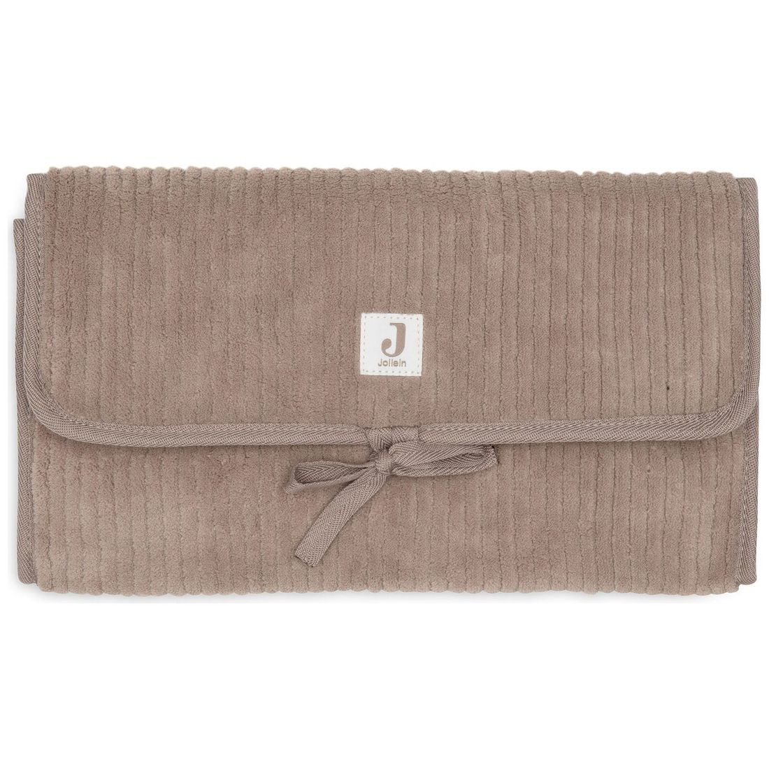 Tapis à langer nomade Cloudy Rib Milky Coffee (Jollein) - Couverture