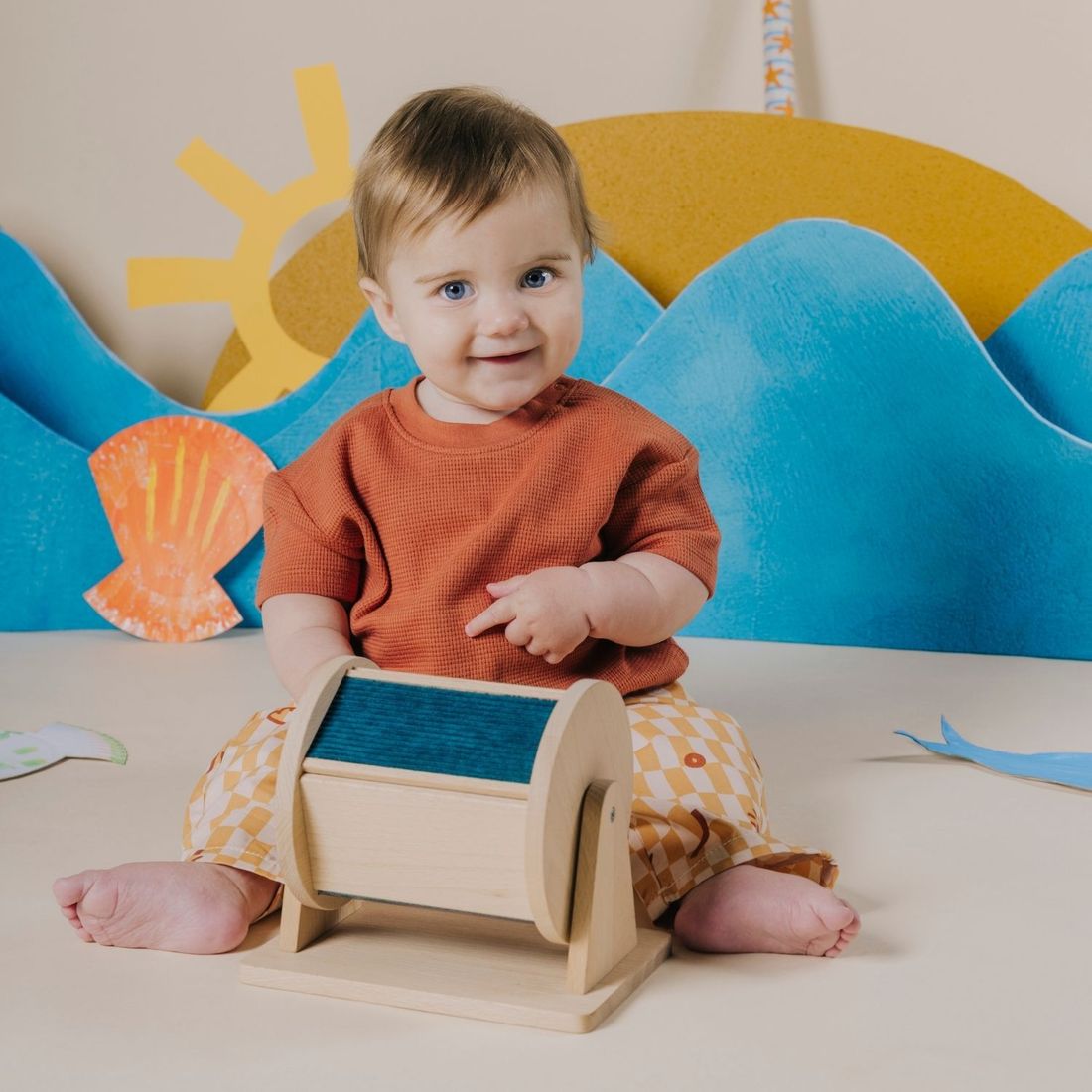 Rouleau sensoriel bébé Sensory Roller (Petit Boum) - Image 1