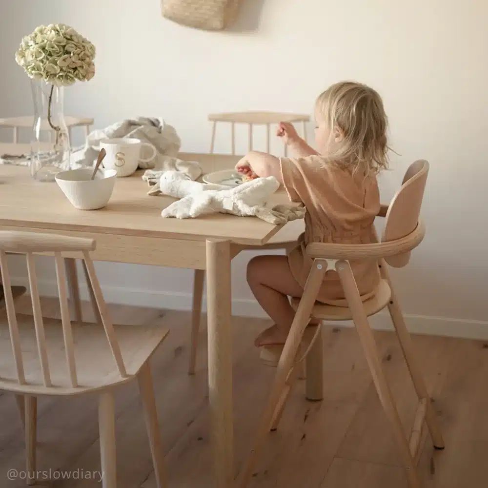 Chaise haute évolutive bébé en bois TOBO (Charlie Crane) - Image 3