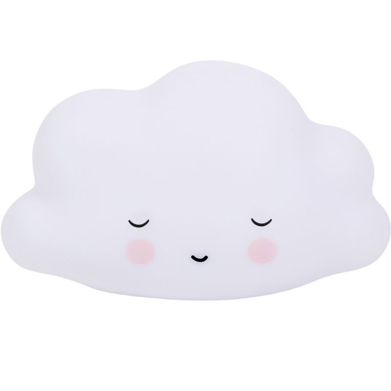 Petite veilleuse nuage blanc endormi (16 cm) (A Little Lovely Company) - Couverture