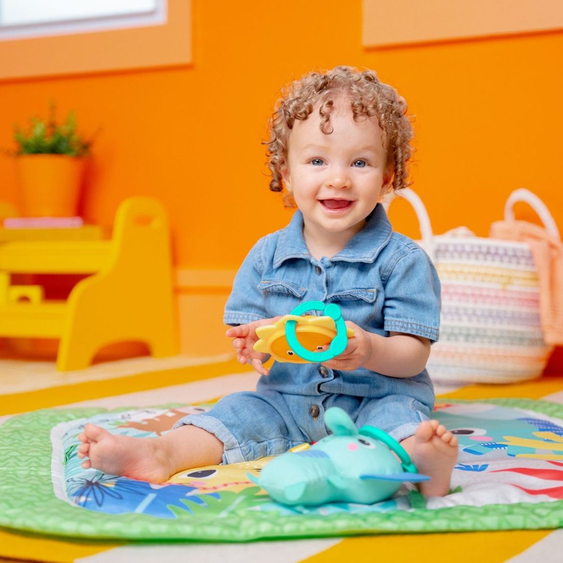 Tapis d'éveil et d'activités Jungle Vert (Kids2) - Image 5