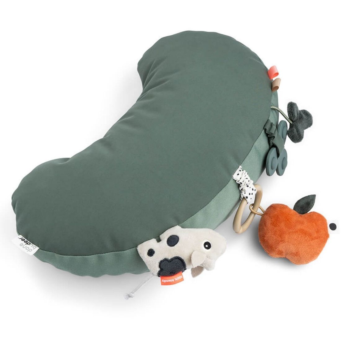 Coussin d'éveil Tummy time Tiny farm Vert (Done by deer) - Image 4