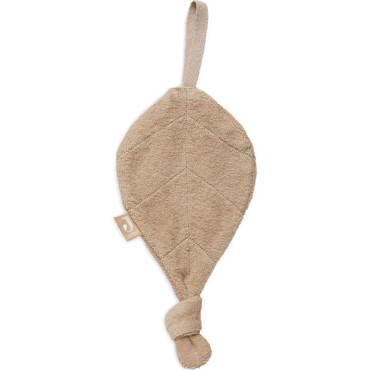 Doudou attache sucette Feuille Biscuit (Jollein) - Image 1