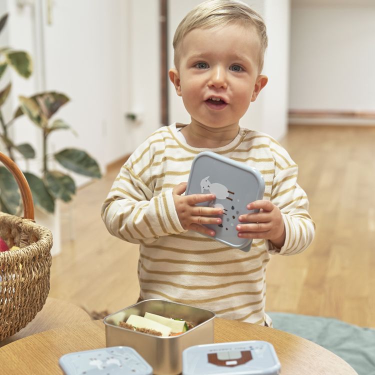 Lot de 3 boîtes à goûter Tiny Farmer bleu (Lassig) - Image 5