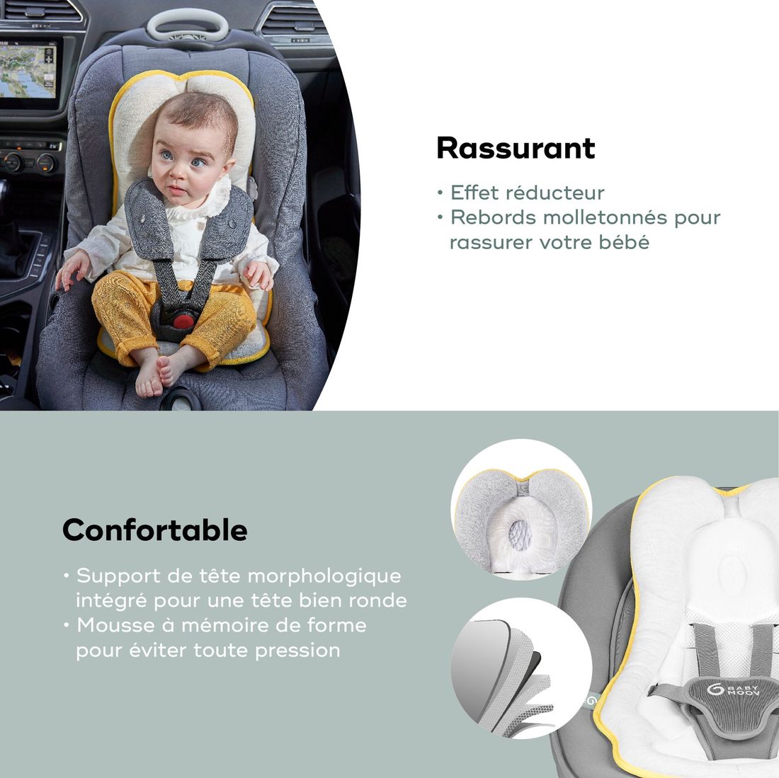 Cale-bébé Cosymorpho - Coussin Réducteur Universel (Babymoov) - Image 3