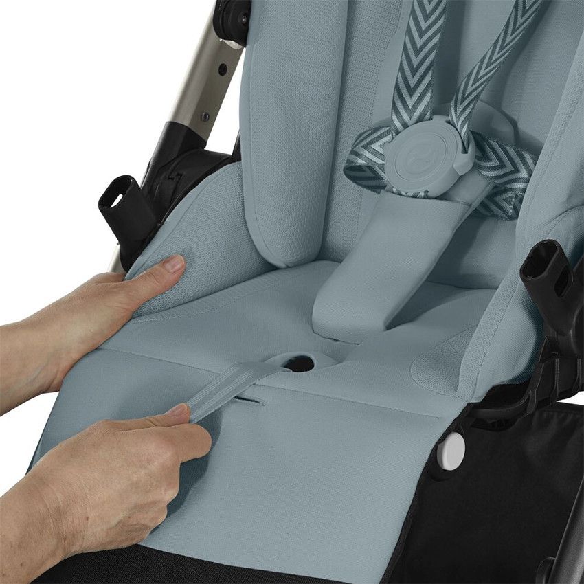 Poussette compacte Balios S Lux silver/stone grey - Gris (Cybex) - Image 7