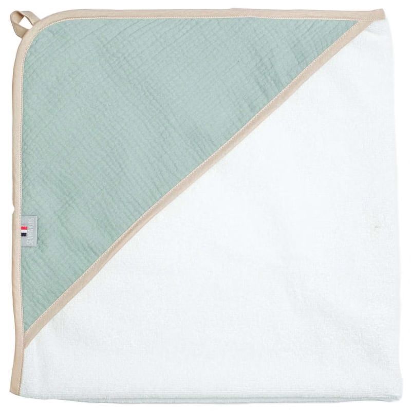 Cape de bain en gaze de coton jeanne (Sevira Kids) - Image 1