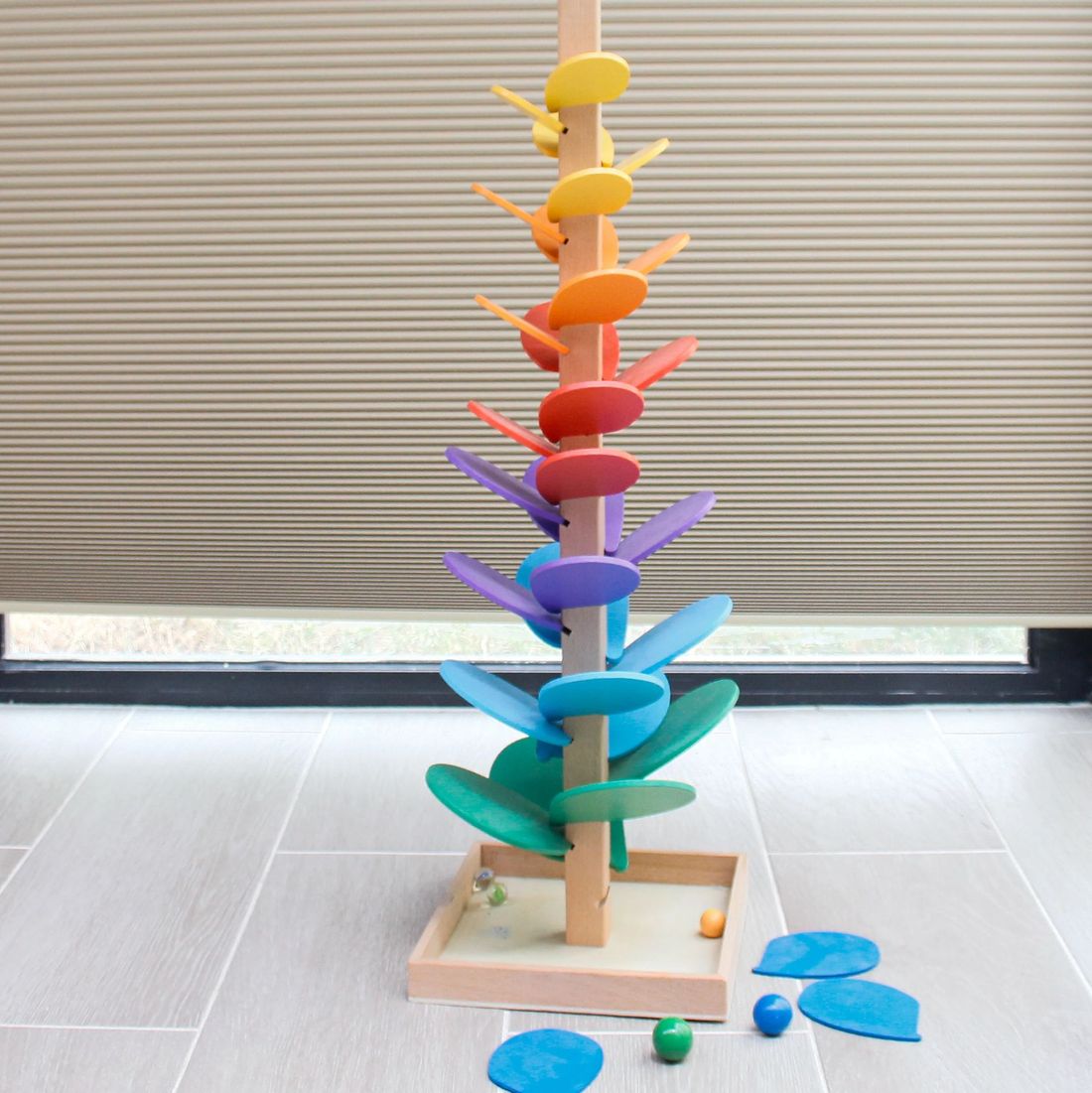 Arbre musical en bois - Arbre montessori 73cm (Mervei) - Image 1