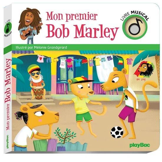 Livre musical Mon premier Bob Marley (playBac) - Couverture