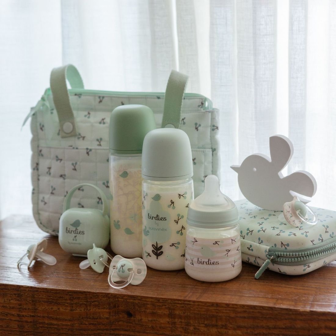 Trousse de soin Birdies Verte (Suavinex) - Image 1