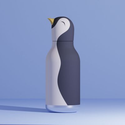Gourde isotherme Bestie Pingouin (460 ml) (Asobu) - Image 2