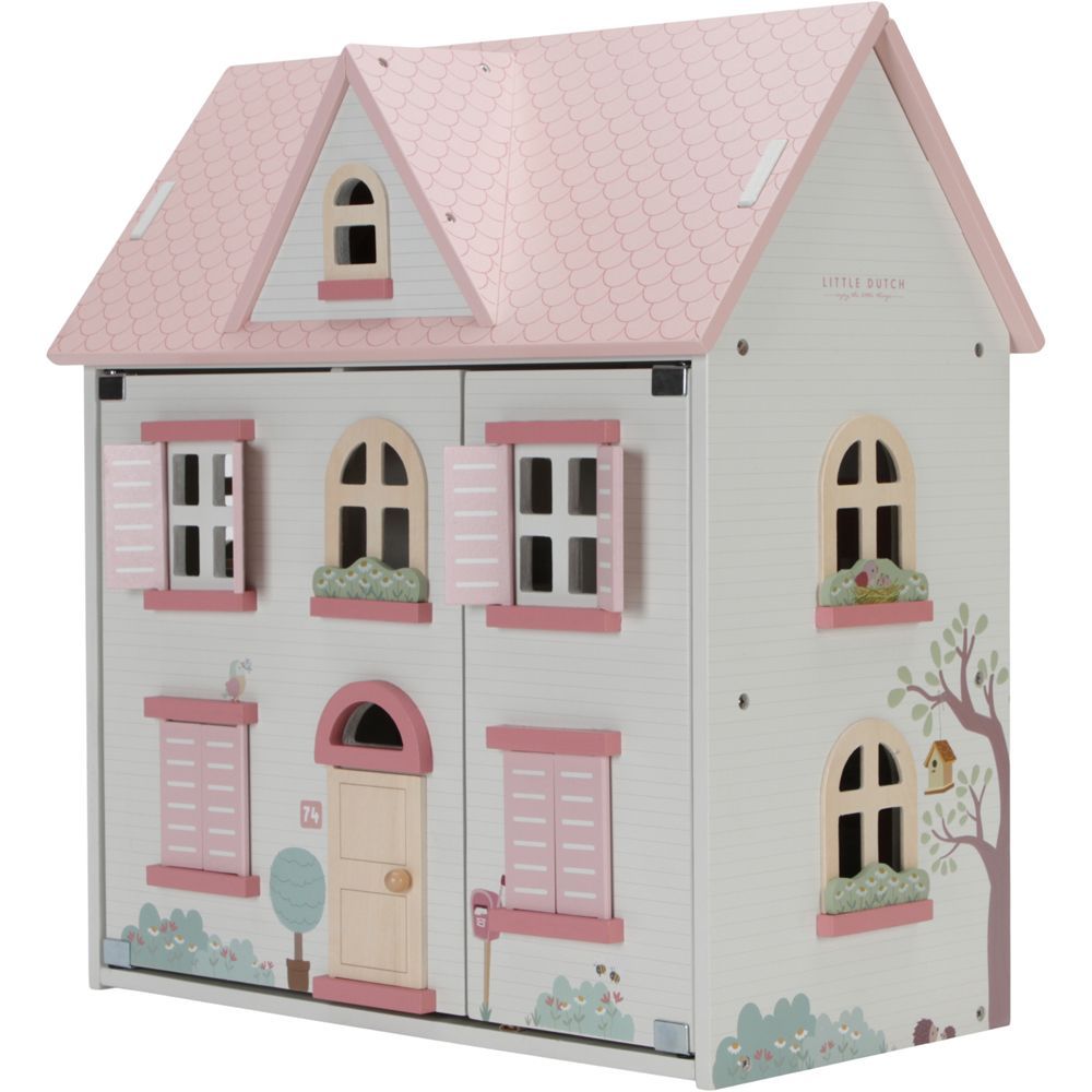 Maison de poupée moyenne en bois (Little Dutch) - Image 5