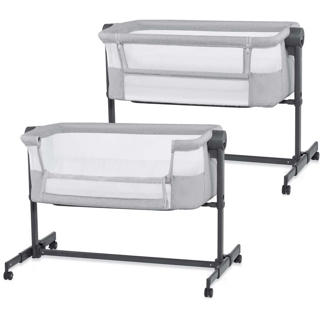 Lit cododo 2 en 1 Nestee Up 2 Light Grey (Kinderkraft) - Image 4