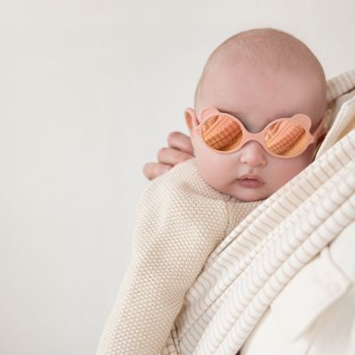 Lunettes de soleil Ourson Rose pêche (0-12 mois) (KI ET LA) - Image 2